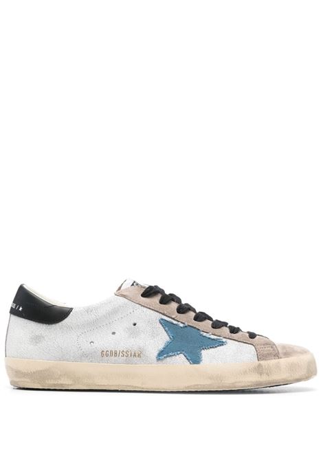 Sneakers Superstar in bianco e multicolore di Golden Goose - uomo